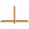 Ekena Millwork Eugene Smooth Timber Gable Bracket, Western Red Cedar, 72"W x 42"H x 5 1/2"D x 5 1/2"F, 14/12 Pitch GBW072X42X0606EUG00SWR - alternate 1